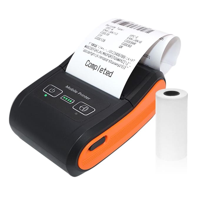 Draagbare Bonprinter 58mm Mini Thermisch Printen Draadloze BT USB-verbinding 203dpi Mobiel veelkleurig