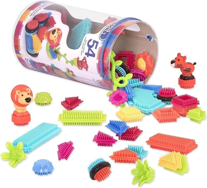 PINMULTI-UP! – Nopper Bouwspeelgoed - 54 stuks - Jungle