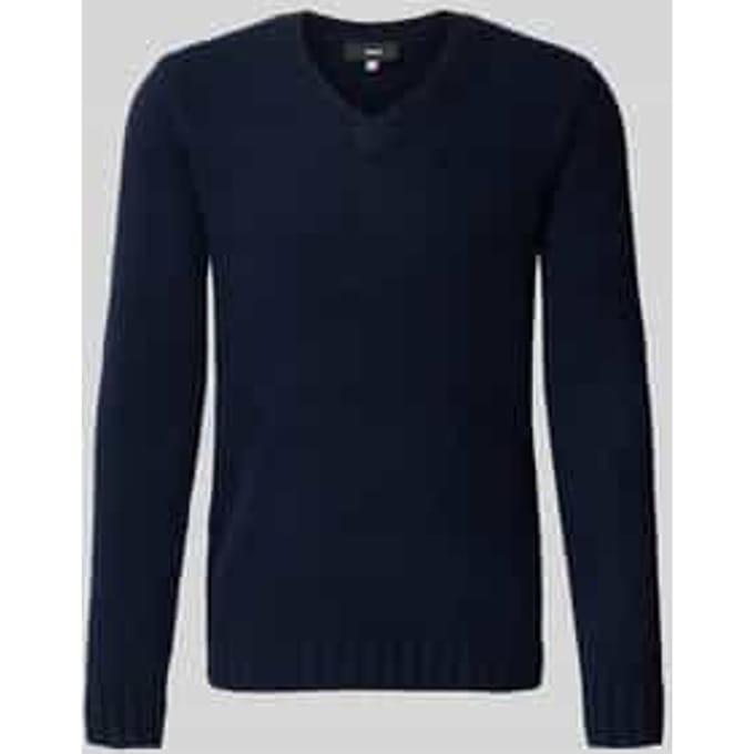 Gebreide pullover met V-hals model 'UPO'