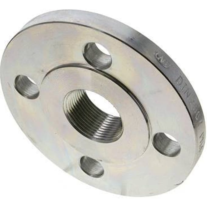 Draadflens DN32-PN40 Rp 1-1/4'' Verzinkt Staal DIN 2567 En EN 1092-1 (Type 13)