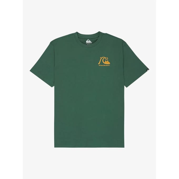 Quiksilver Evo Original Bs T-shirt Met Korte Mouwen Groen S Man