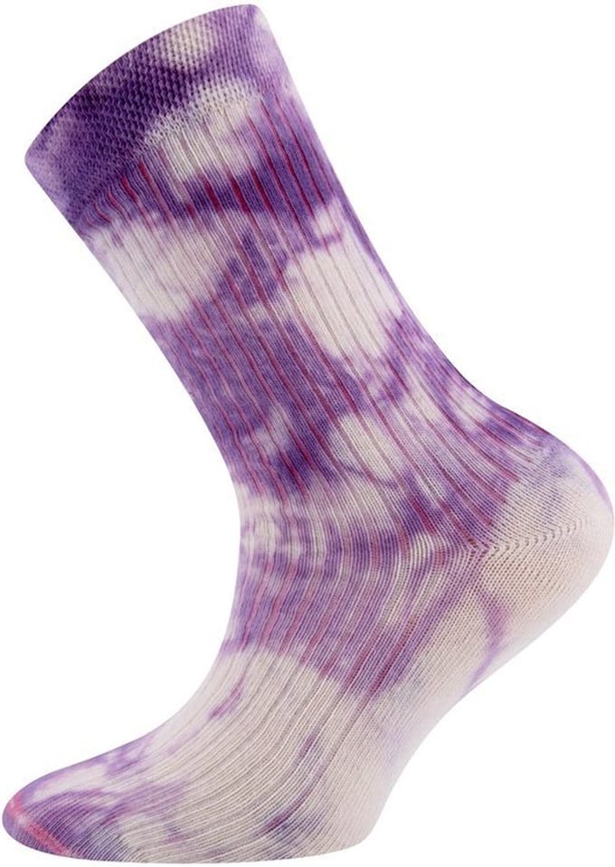 Tie dye sokken van katoen – Light lilac – 23-26