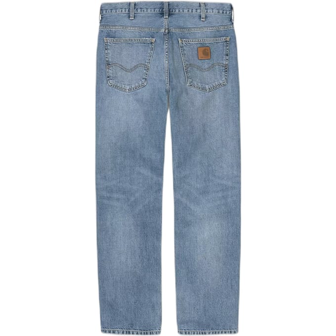 straight fit jeans van pure katoen model 'MARLOW'