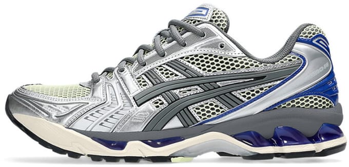 ASICS Gel-Kayano 14 Soft Yellow Asics Blue - Maat 38