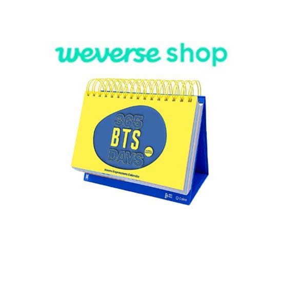 WEVERSE Shop 365 JOURS BTS yellow