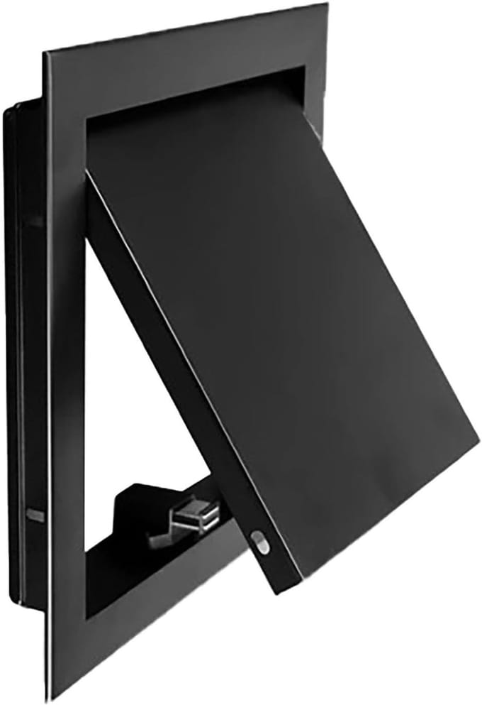 Toegangsdeur Gipsplaat - Paneel Verborgen Luik - Onderhoud Ruimte - Drukknop Frame - 60 x 65 cm - Wit