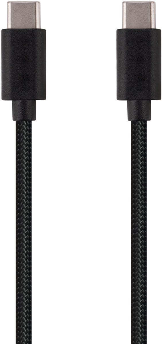 Musthavz to Go - USB-C naar USB-C Kabel - 1.0 meter lengte - Zwart (60W)