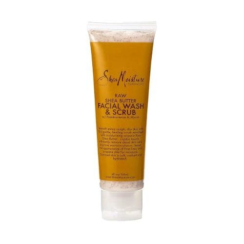 SheaMoisture Face Scrub - Raw Shea Butter Facial Wash & Scrub