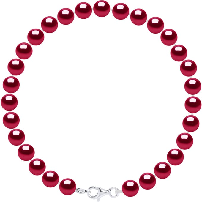 Armband van Echte Gekweekte Zoetwaterparels Rond 6-7 mm