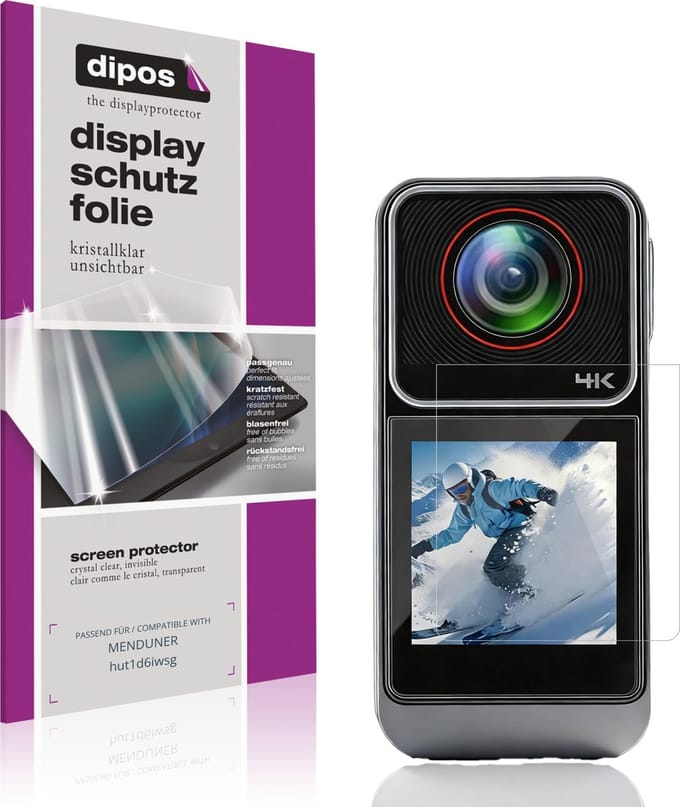 dipos – 4x Beschermfolie geschikt voor MENDUNER hut1d6iwsg | Krasbestendige & heldere Screenprotector Ultra-Thin