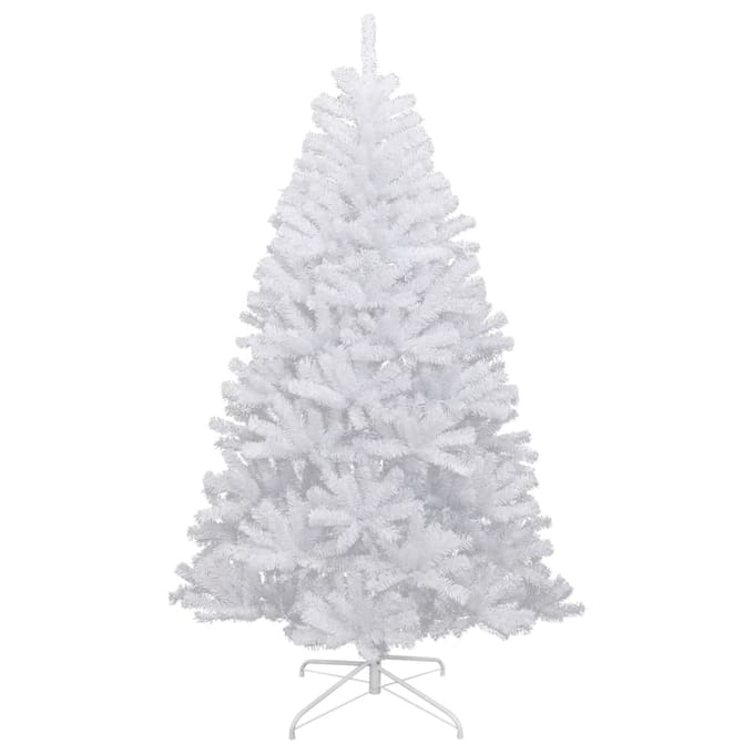 vidaXL - Kunstkerstboom - met - scharnieren - en - sneeuw - 210 - cm
