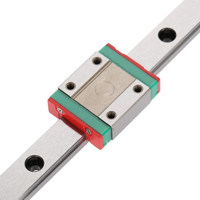 1 stuks LML12B Miniatuur Lineaire Railgeleiding 12mm Breedte Schuifblok (100 mm)