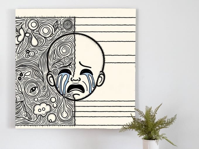 Kunstprint | Wanddecoratie | Dibond | 100 × 100 cm