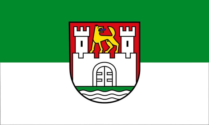 Vlag Wolfsburg 100x150cm