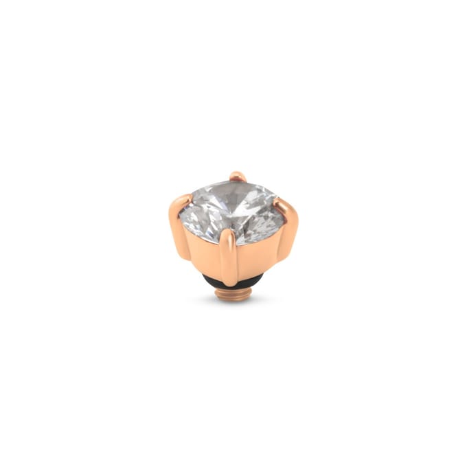 Melano Twisted Glint Steentje Crystal | Rosé