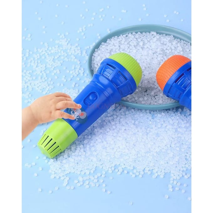 Microphone pour enfants Microphone à écho physique Instrument de musique Éveil musical Chant éloquent Jouet d'éducation précoce blue