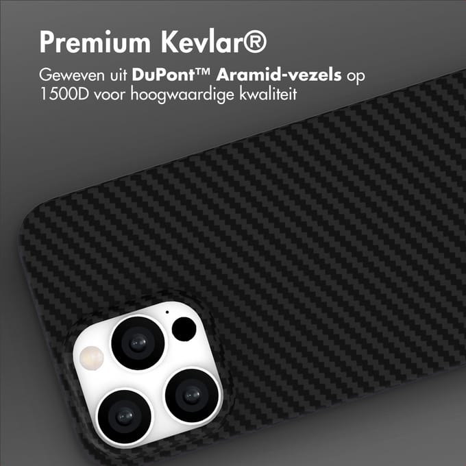 Accezz Hoesje - Geschikt voor Apple iPhone 16 Pro - backcover - Zwart