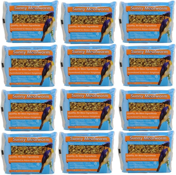 Vogelvoer Repen - Zaden Snacks - Voed Wilde Vogels - 12 Pack - 2.7 kg