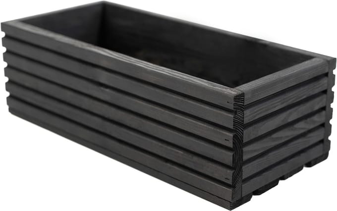 Horziontale Bloembak Danee 44 cm - Zwart