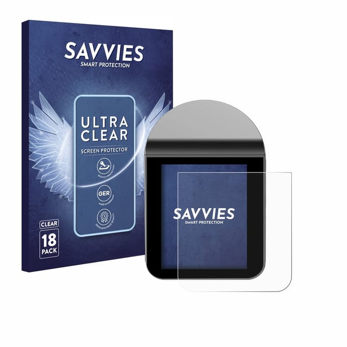 Savvies - Screenprotector voor KitchenBoss G330 - Folie Beschermfolie transparant 18 Stuks