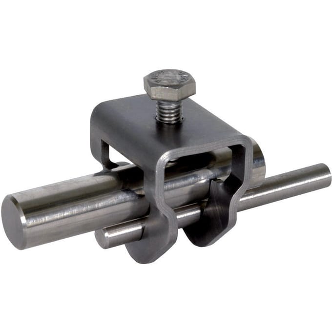 Dehn RVS aansluitklem voor aardingsstaven 20mm - 630129