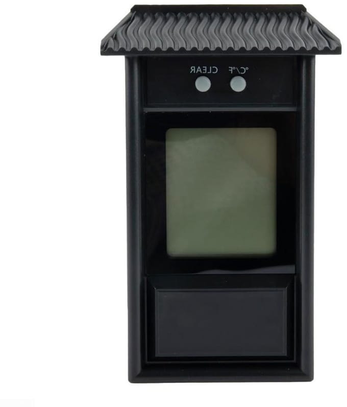 Digitale Max Min Thermometer - Temperatuur Monitor - Klimaatbeheersing Kas - Groot LCD Display - -20 tot 50 °C - Zwart/Wit