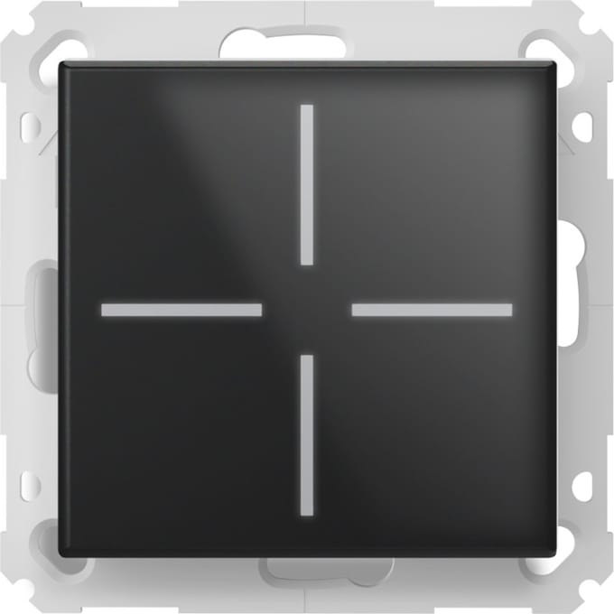 Homematic IP Glas - Schakelaar - Zwart