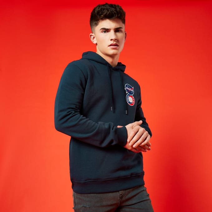 NASA Soyuz Unisex Hoodie - Navy - M