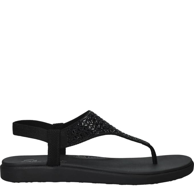 Skechers MEDITATION LUXE-MODERN EVENT Dames Sandalen - Zwart