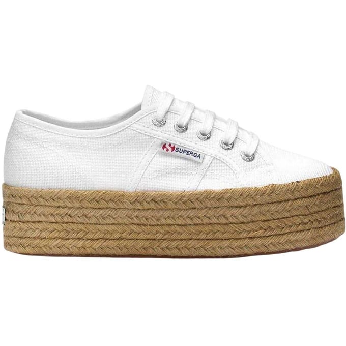 Superga Dames/Dames 2790 Touw Platform Trainers (Wit)