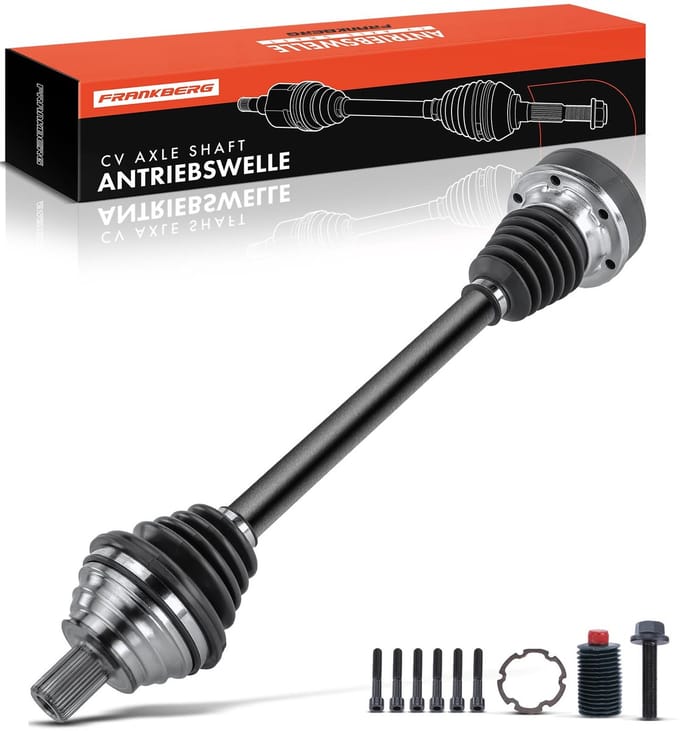 Frankberg 1x aandrijfas vooras links voor VW Golf 5 Audi