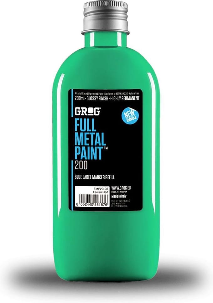 Grog Full Metal 200ml Navul Inkt - Obitory Green