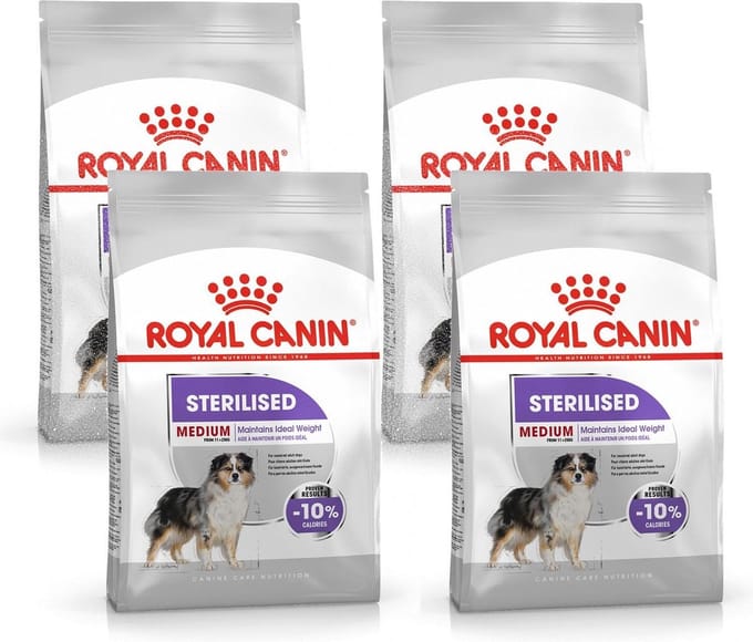 Royal Canin Sterilised Medium - Hondenvoer - 4 x 3 kg