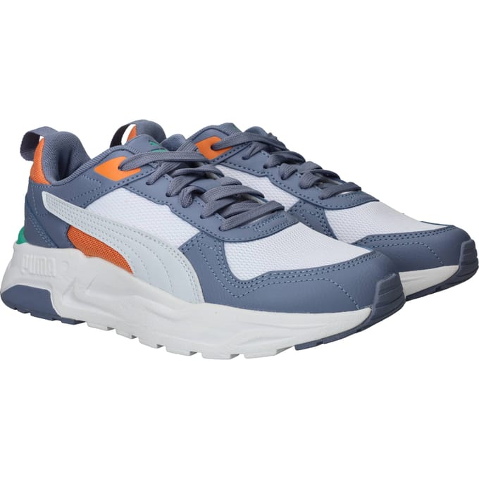 PUMA Unisex Trinity 2 Lt Junior White-silver Mist-gray Sky Taglia: 38 | Scarpe Sportive Outlet | kids | Bianco