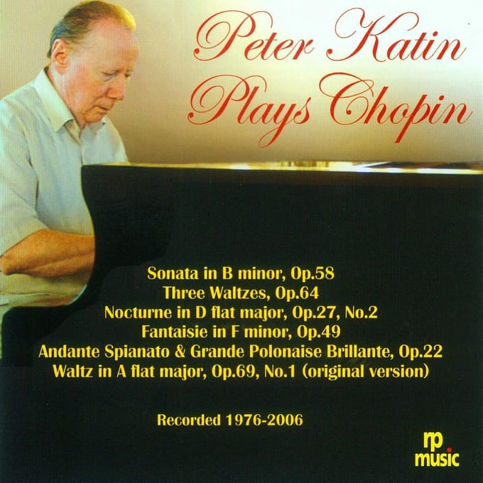 Peter Katin - Peter Katin Plays Chopin (CD)