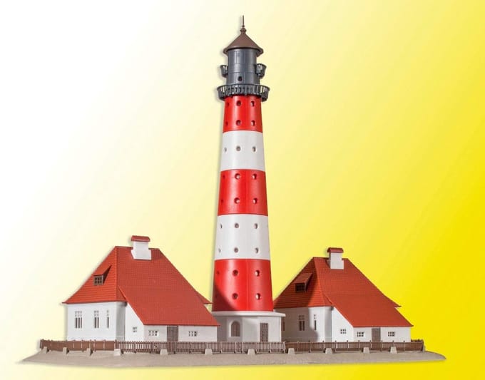 Lichthuis Gebouwen Set - Modelbouw Architectuur - Hobby Project - Gedetailleerd Ontwerp - Kleine Schaal - Rood Wit