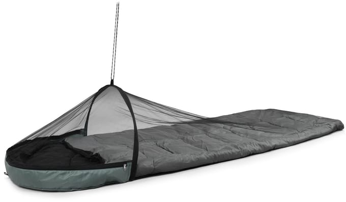 Travelnet Tracker Easy PURE, L210x B90x H40cm, zwart, 1 persoon
