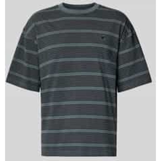 Relaxed fit T-shirt met labelstitching model 'HANSON'
