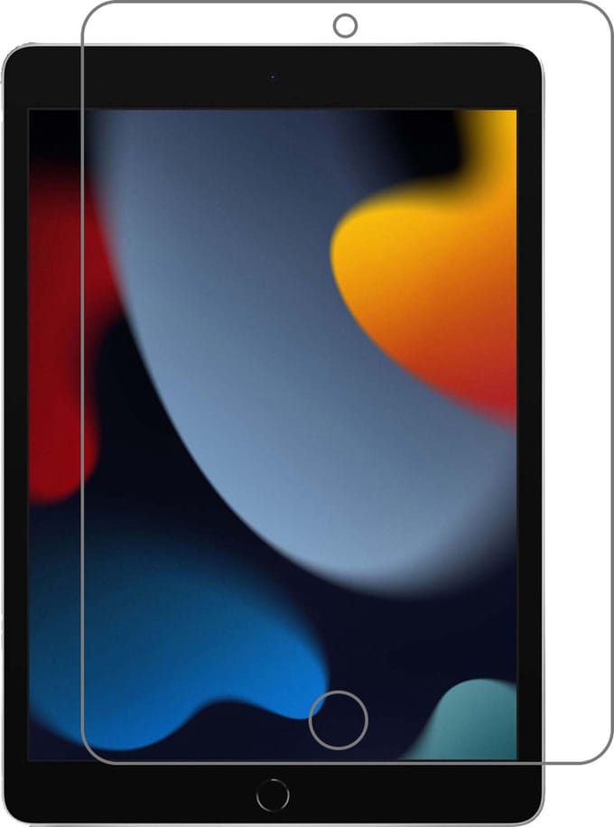 Tempered glass screenprotector geschikt voor iPad (10.2 inch - 9e/8e7e generatie / 2021/2020/2019)