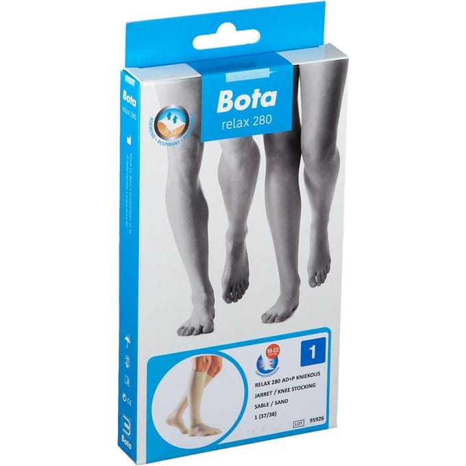 Bota Relax 280 Kniekous Zand Maat 1 Kousen
