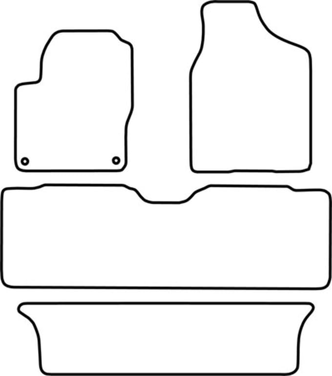 Automatten | Mattenset Seat Alhambra - 1996 - 2011