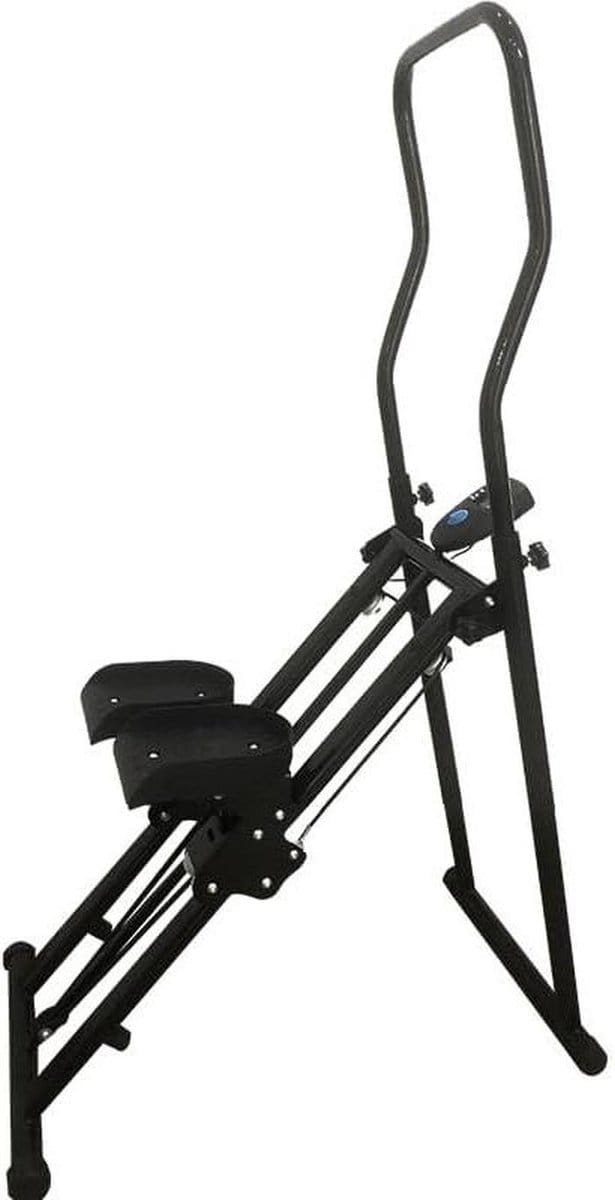 Verticale Klimmer - Stepper Machine - Full Body Workout - Gelede Stuur - 58x72.5x96cm - Zwart