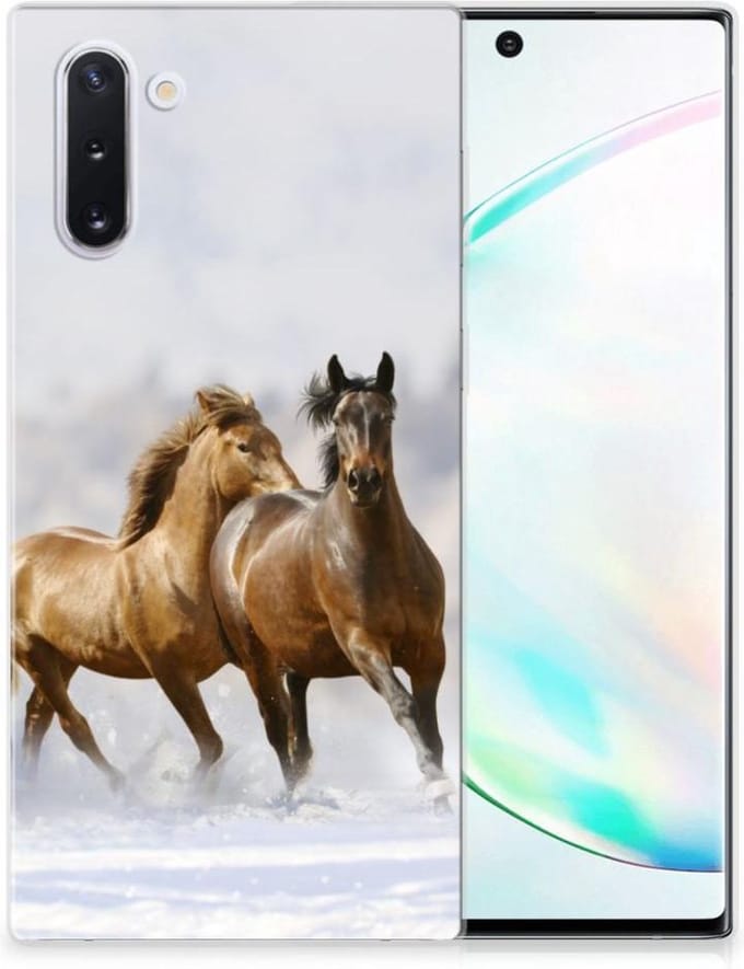 Samsung Galaxy Note 10 TPU Hoesje Paarden