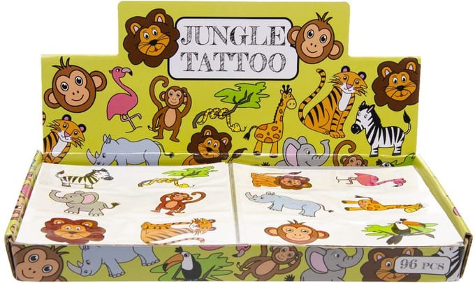 Duckiez Tattoo Vel Wilde Dieren - 1 stuk