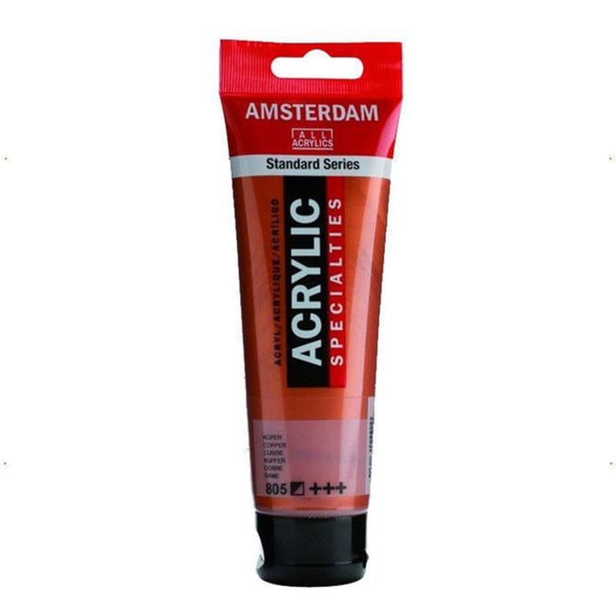 Acrylverf - ROYAL TALENS - AMSTERDAM ACRS 120ML - Koper - 120ml - Gemengd bruin