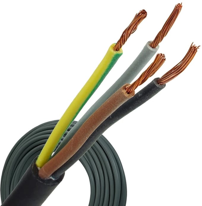 Neopreen kabel H07RN-F 4x6mm² per rol 100 meter