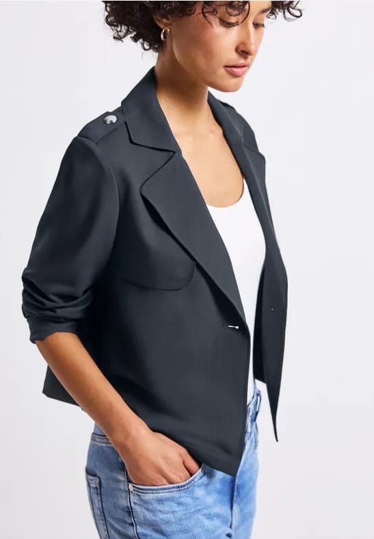 Korte trenchcoat