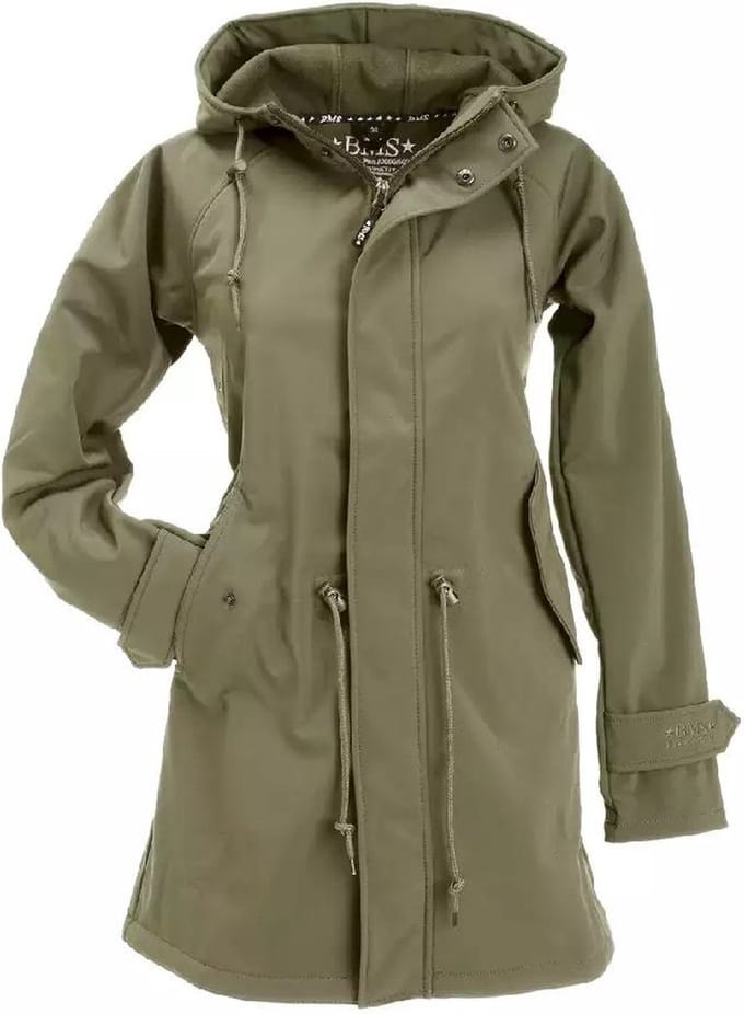 BMS Hafencity Coat Softshell Pro Khaki