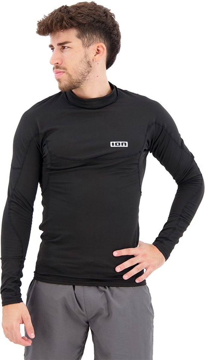 Ion Thermo Top Rash Guard Met Lange Mouwen Zwart S Man