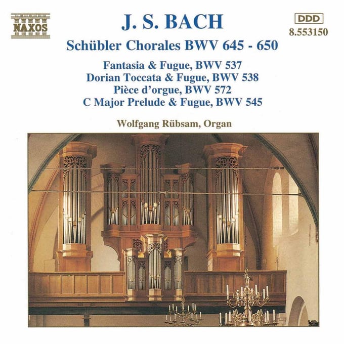 Wolfgang Rübsam - J.S. Bach: Schubler Chorals (CD)